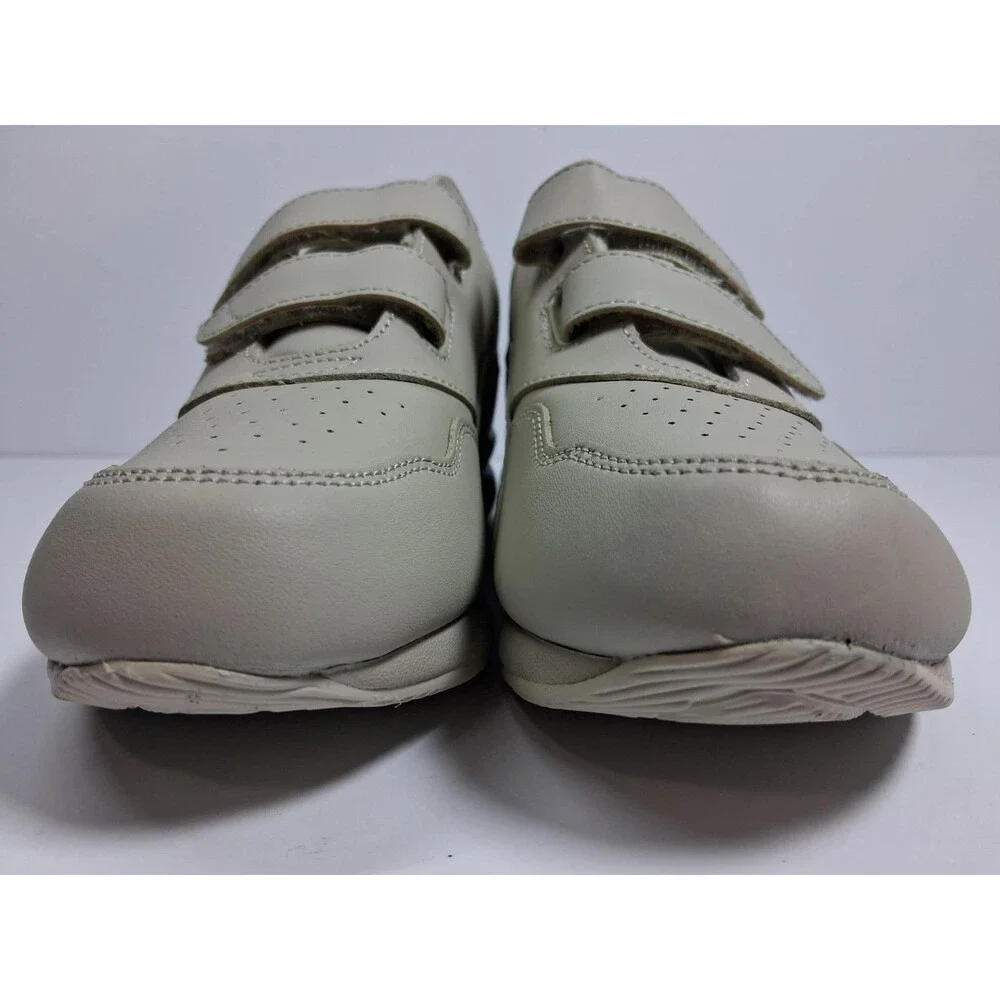 New Propet Tour Walker Strap Women’s Size 7 M Beige Leather Walking Shoes WA2093